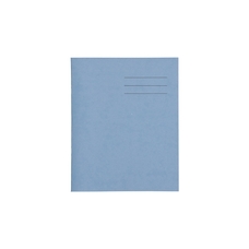 8x6.5" Exercise Book 48 Page, 7mm Squared, Light Blue - Pack of 100